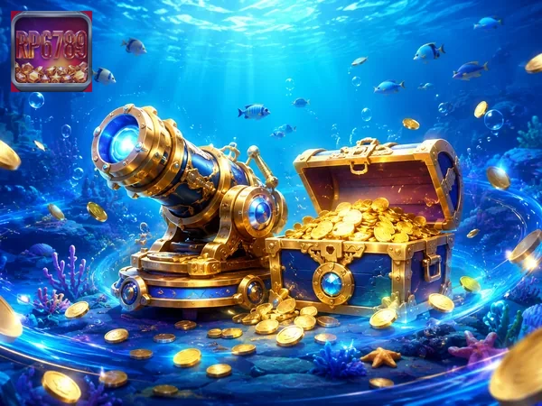 Tampilan permainan Bingo Fishing dengan target laut